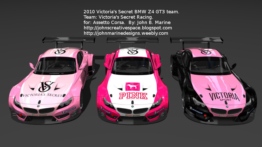 Victoria's Secret BMW Z4 GT3 Team Assetto Corsa